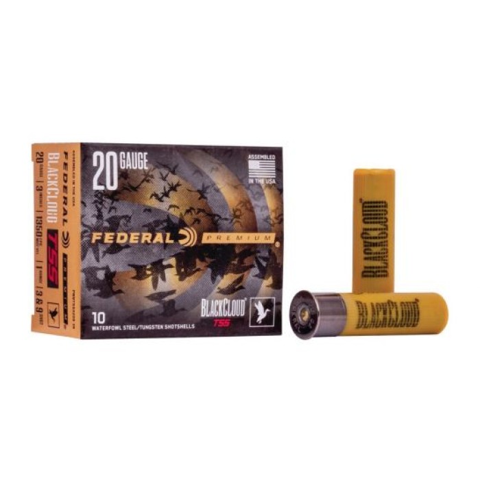 Federal Black Cloud TSS 3" 20 Gauge Ammo #3 and #9, 10/Box - PWBTSSX20939