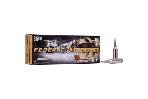 Federal 130 gr Terminal Ascent 6.5 PRC Ammo, 20/pack - P65PRCTA1