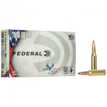 Federal 150 gr NTSP 7mm-08 Rem Ammo, 20/pack - 708DT1