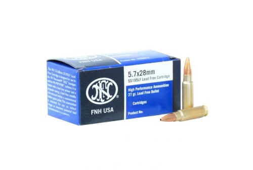 FN America 5.7x28mm 27 Grain Pistol Ammo, 2000 Rounds, 10700012