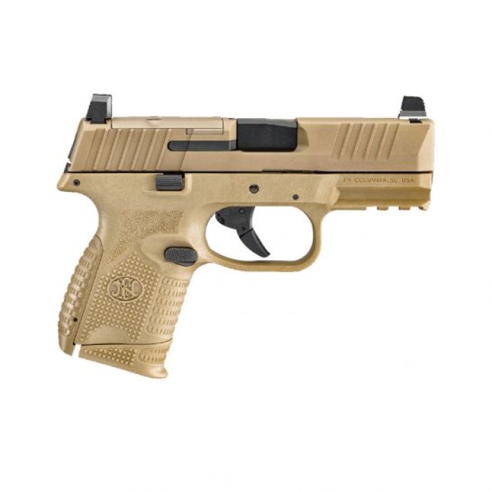 FNH FN 509 Compact MRD 9mm Pistol, FDE - 66100575