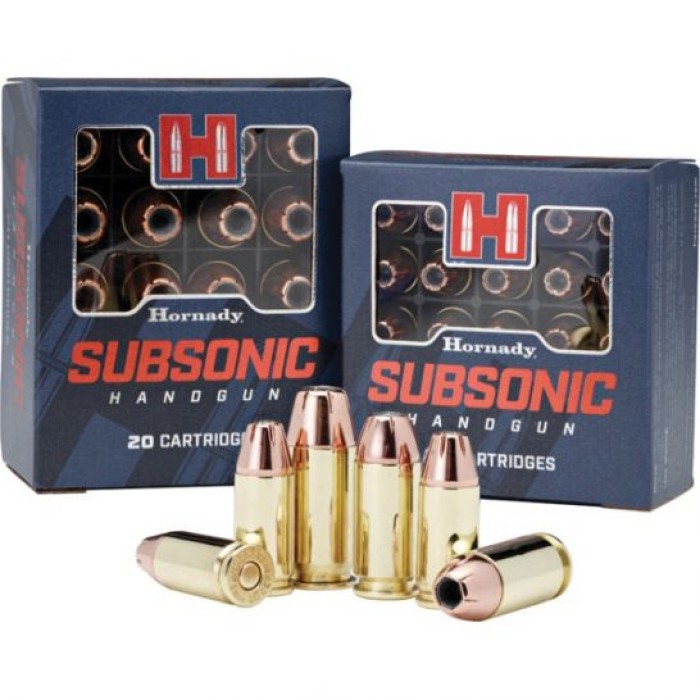 Hornady Subsonic 45 ACP 230 gr XTP Subsonic 20 Bx/ 10 Cs