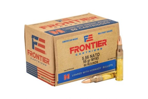 Hornady Frontier 55 gr FMJ 5.56 Ammo, 50/box - FR2005