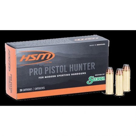 HSM Ammunition Pro Pistol 300 gr JSP .45 LC Ammo, 20/pack - HSM-45C-9-N-20