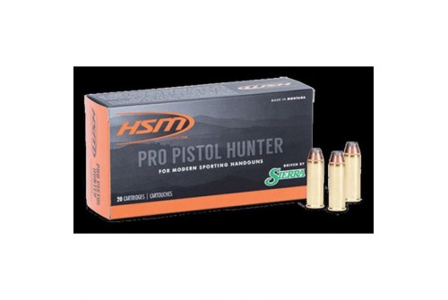 HSM Ammunition Pro Pistol 300 gr JSP .454 Casull Ammo, 20/pack - HSM-454C-5-N-20