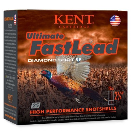 Kent Cartridge Ultimate Fast Lead 2 3/4" 12 Gauge Ammo #5, 25/Box - K122UFL405