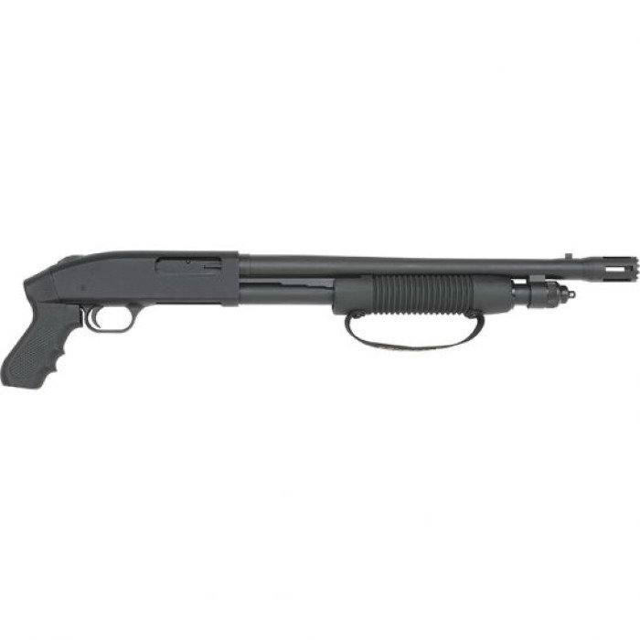 Mossberg 50697 590 Cruiser 12 Gauge 3" 6+1 18.50" Cylinder Bore Barrel Matte Blued Rec Black FLEX Pistol Grip Stock Right Hand