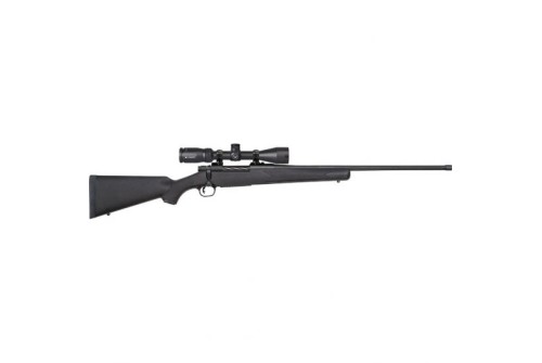 Mossberg Patriot Synthetic 7mm Rem Mag Bolt Action Rifle w/ 3-9x40mm Vortex Crossfire II Scope, Blk - 28125