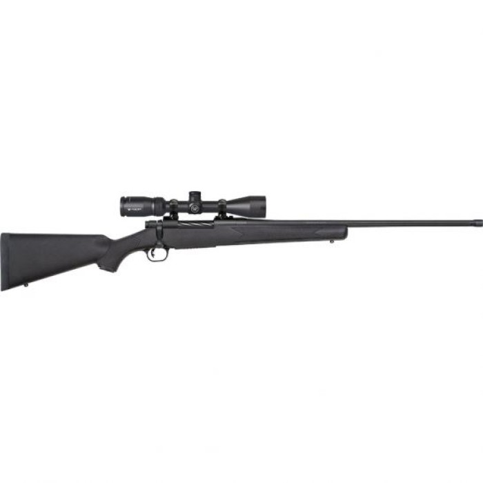 Mossberg Patriot Synthetic 7mm Rem Mag Bolt Action Rifle w/ 3-9x40mm Vortex Crossfire II Scope, Blk - 28125