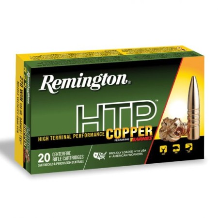 Remington Ammunition HTP450B1 HTP Copper  450 Bushmaster 250 GR Barnes TTSX BT 20 Bx/ 10 CS
