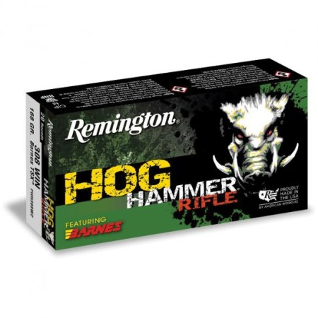 Remington Ammunition PHH450B1 Hog Hammer  450 Bushmaster 250 GR Barnes TTSX BT 20 Bx/ 10 CS