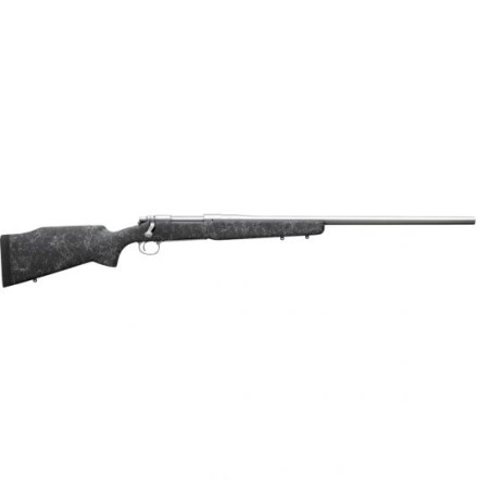 Remington 700 Long Range Stainless 6.5 Crd Bolt Action Rifle, Black with Gray Web - 85626
