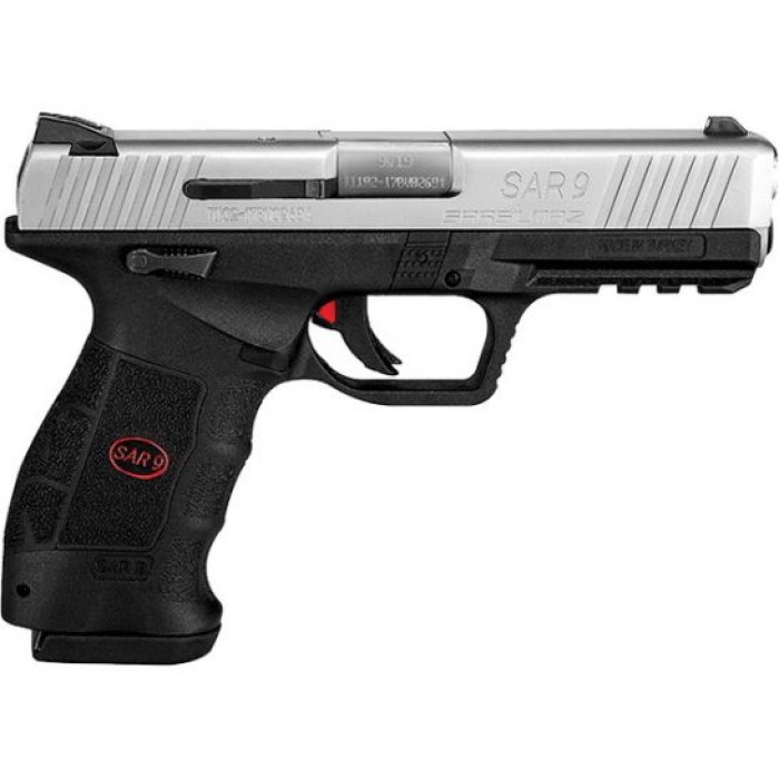 SAR USA SAR9 9mm Pistol, Blk - SAR9ST10