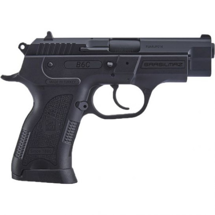 SAR USA B6C Compact 9mm Pistol, Blk - B69CBL10