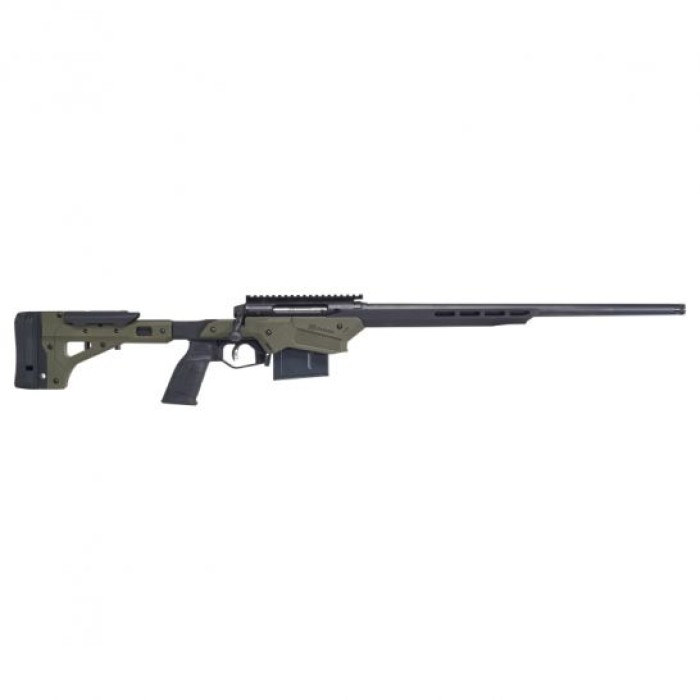 Savage Arms Axis II Precision .243 Win Bolt Action Rifle, Matte OD Green/Black - 57550