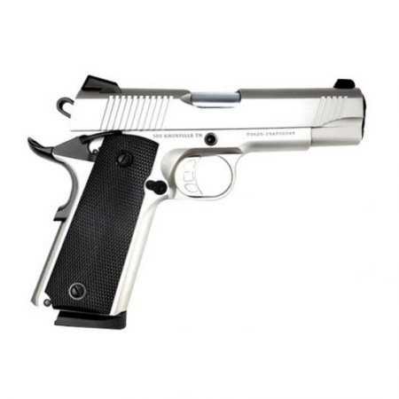 SDS Imports 1911 Carry SS45 .45 ACP Pistol w/ Rail, Stainless - 1911CSS45R