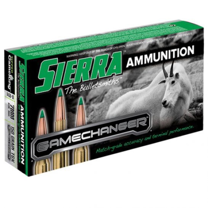 Sierra GameChanger 150 gr Tipped GameKing 7mm Rem Mag Ammo, 20/box - A4550--08