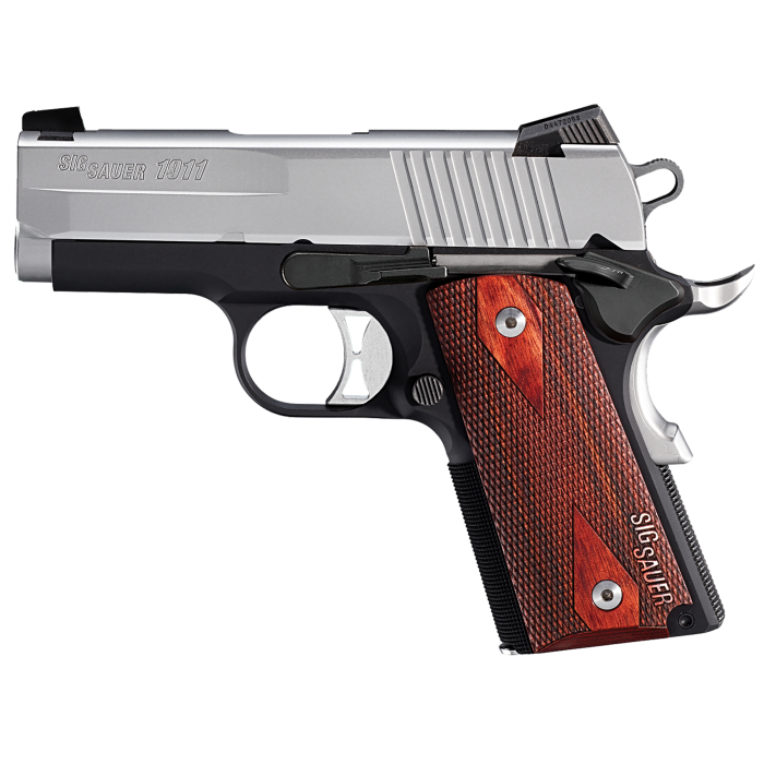 SIG SAUER 1911 Two-Tone Ultra Compact 3.3in 9mm 8rd Pistol (1911UT-9-TSS)