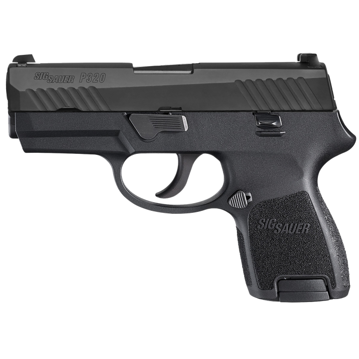 SIG SAUER P320 Black Nitron 3.6in 9mm 12rd Pistol (320SC-9-BSS)