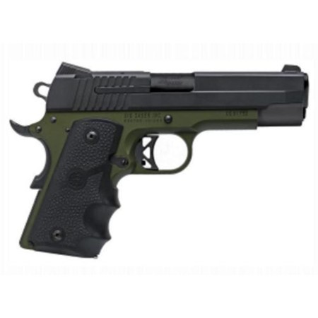 *D*Sig 1911 Army Compact C3 45 ACP, 4.2" Barrel, Army Green/Black TALO Exclusive, 7rd MAg