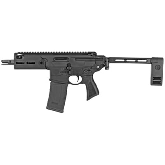 SIG SAUER MCX Rattler 300 BLK 5.5in 30rd Black Pistol (PMCX-300B-5B-TAP)