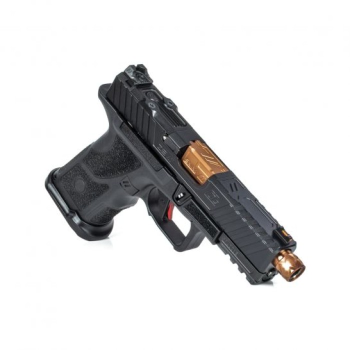 ZevTech OZ-9C Compact 9mm Pistol, Black/Bronze - OZ9C-CPT-B-BRZ-TH