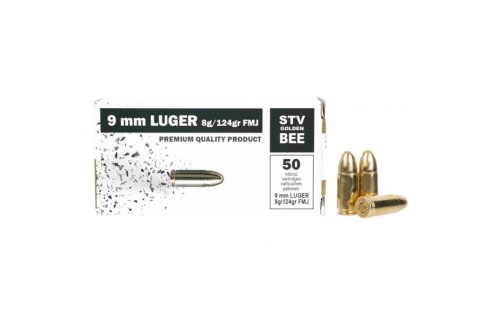 STV 9mm Luger 124gr FMJU 50 Per Box