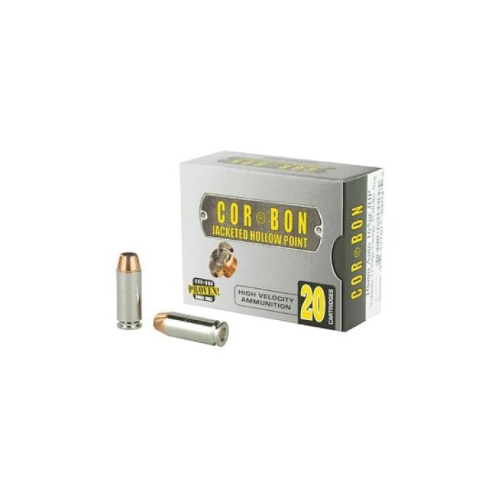 CorBon Self Defense 10mm Ammo 165 Grain JHP, 20 rds/box - 10165