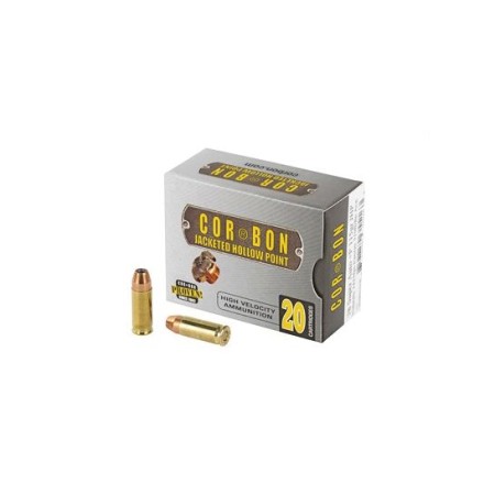 CorBon Self Defense 38 Super Ammo 115 Grain JHP +P, 20 rds/box - 38X11520