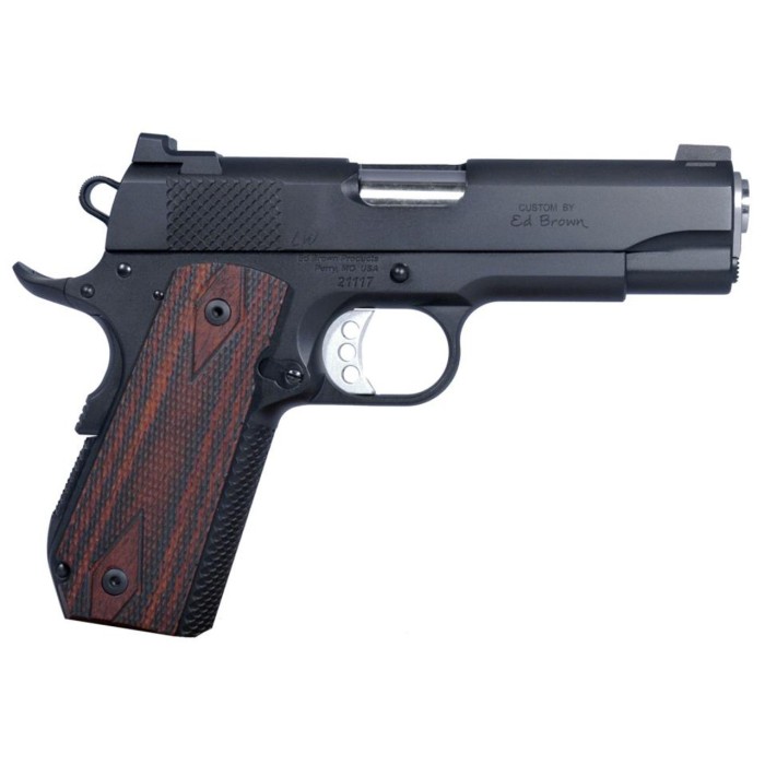 Ed Brown Kobra Carry Gen 4 Single Action 45ACP 4.25In 7Rnd Black