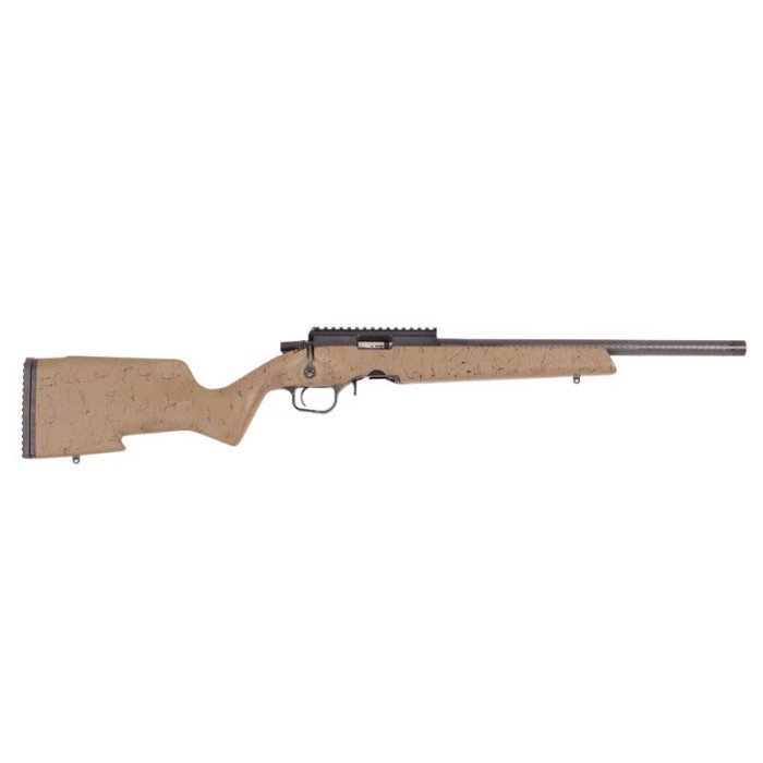 Christensen Arms Ranger Bolt Action Rifle Black/Tan .22 LR 18" Barrel 10-Rounds