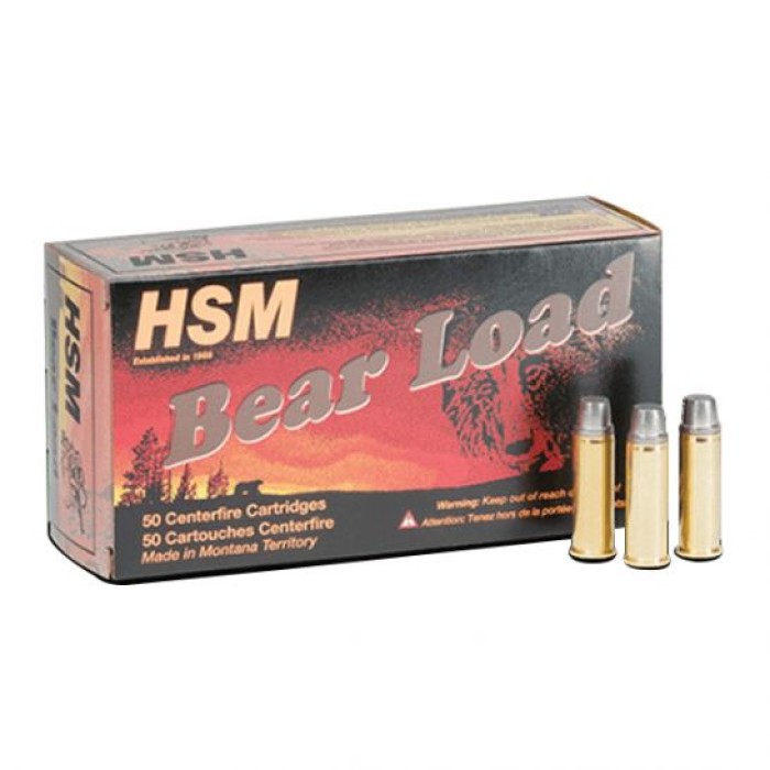 HSM 45 Colt 325gr LFN-GC Bear Load Ammunition 50rds - HSM45C-7-N