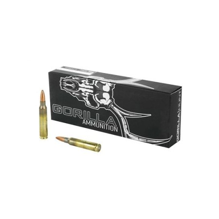 Gorilla Ammunition Lehigh Controlled Chaos Brass .223 Rem 62-Grain 20-Rounds SC