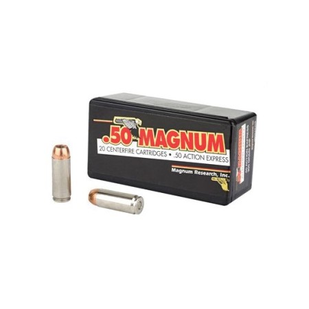 Magnum Research Blount 50 Action Express Ammo 300 Grain JHP, 20 rds/box - DEP50JHP300B