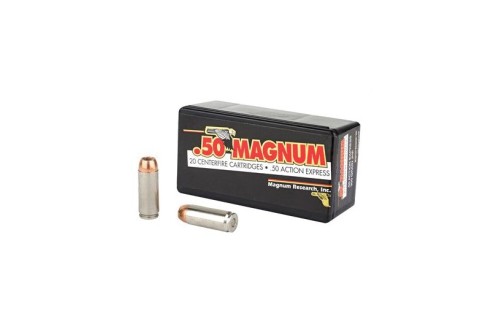 Magnum Research Blount 50 Action Express Ammo 300 Grain JHP, 20 rds/box - DEP50JHP300B