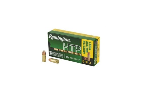 Remington High Terminal Performance 9MM +P Ammo 115 Grain JHP 50 rds/box - 28297