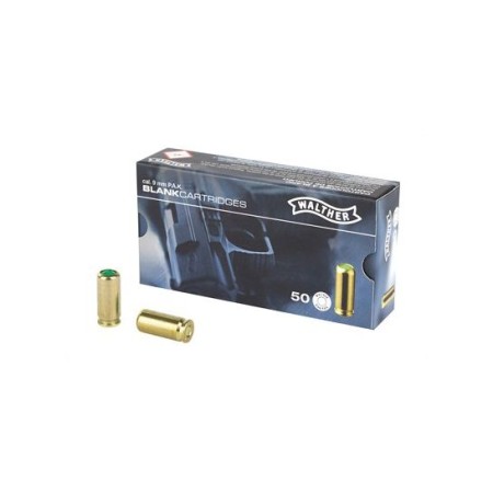 Umarex 9mm Blanks for 9mm PAK self loading replica's only, 50 rds/box - 2252753