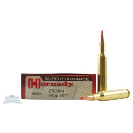 Hornady 270 Win 140gr SST Superformance Ammunition 20rds- - -80563