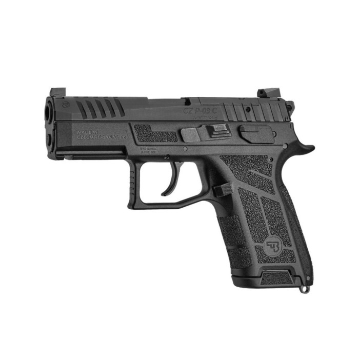 CZ P-09 C Nocture SR 9mm, Optics Ready, 5.3" barrel, 17 rnd - Black [MPN: 91661]