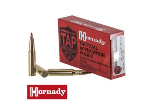 Hornady TAP AR ELD Match 308 Winchester Ammo 20 Round Box - Brass Casing