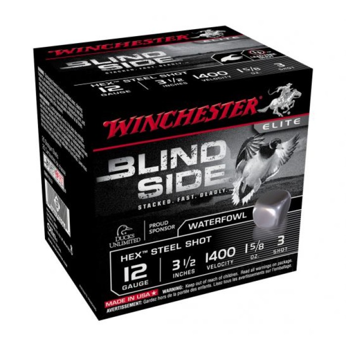 Winchester Blind Side 3.5" 12 Gauge Ammunition, 25rds - SBS12L2