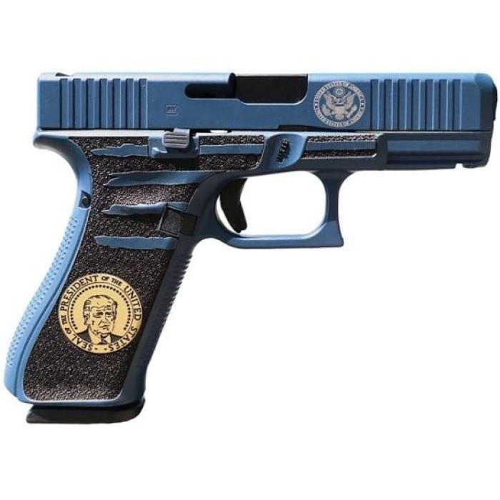 Glock 45 Gen5 MOS Trump Presidential Blue 9mm 4.02