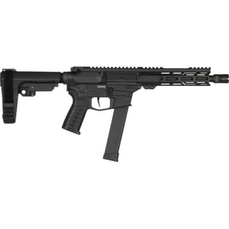 CMMG 45AF30FAB Banshee MKG 45 ACP 13+1 8" Black Nitride Medium Taper Threaded Barrel, EML 7" M-LOK Handguards, Black Armor Cerakote Aluminum Picatinny Rail Receiver, CMMG Zeroed Grips UPC: 810148623951