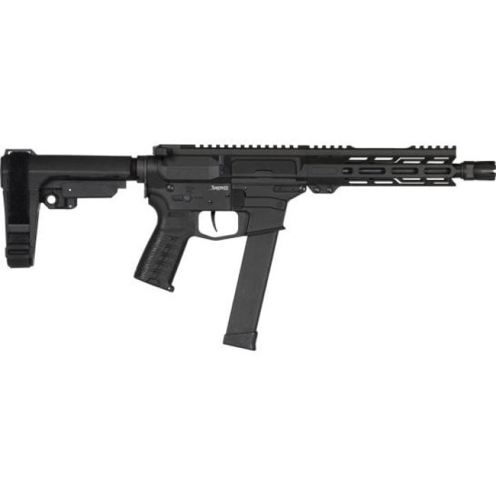 CMMG 45AF30FAB Banshee MKG 45 ACP 13+1 8" Black Nitride Medium Taper Threaded Barrel, EML 7" M-LOK Handguards, Black Armor Cerakote Aluminum Picatinny Rail Receiver, CMMG Zeroed Grips UPC: 810148623951