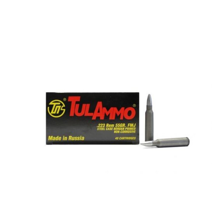 Tulammo 223Rem 55Gr Fmj 40/25 TA223540