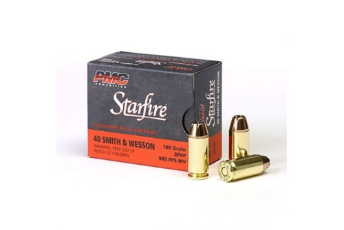 PMC Starfire .40 S&W 180gr JHP Ammunition, 20 Round Box - 40SFA