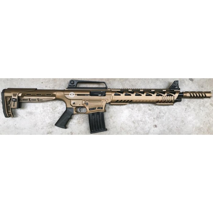 TR IMPORTS Silver Eagle Tactical 12Ga 18.5in 1x2rd 1x5rd 3in Bronze Cerakote Semi-Automatic Shotgun (SE122TACB)