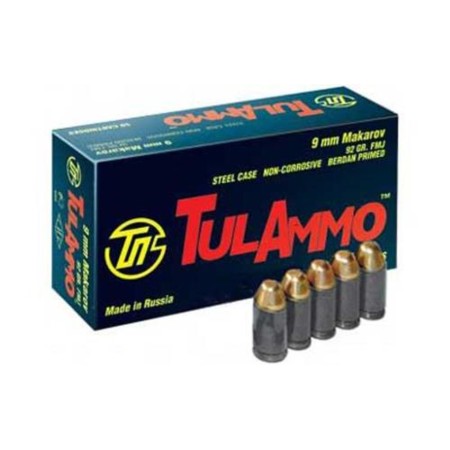 Tulammo Handgun, Tula Ta918092 9x18mak   92 Fmj   50/box