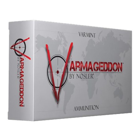 Nosler 223 Rem 55 grain FB Tipped Varmageddon Rifle Ammo, 20/Box - 65145