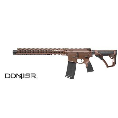 Daniel Defense DDM4 ISR 300 Blackout 16" Integral Suppressor Milspec+ Dark Brown